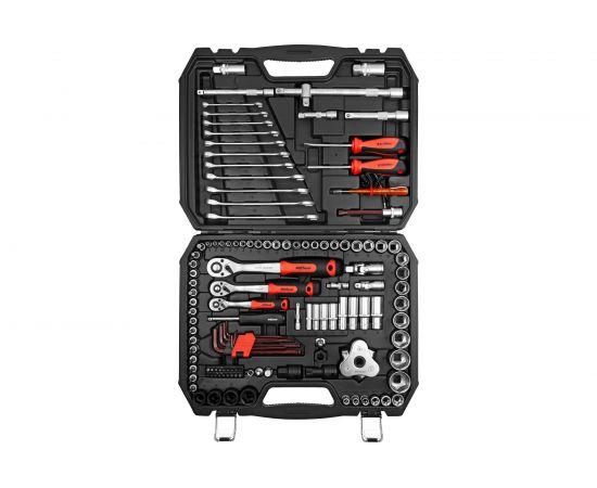 Набор инструмента AV Steel 127 предметов 1/4"",3/8"" профессиональный AV-011127 – изображение 2