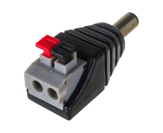 Разъем питания REXANT штекер 2.1х5.5 с быстрозажимной колодкой, блистер 14-0314-2 – изображение 2