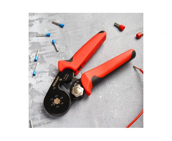 Кримпер для обжима штыревых наконечников REXANT HT 10-6 0.08-10.0 кв.мм с регулятором усилия 12-3210-1 – изображение 2