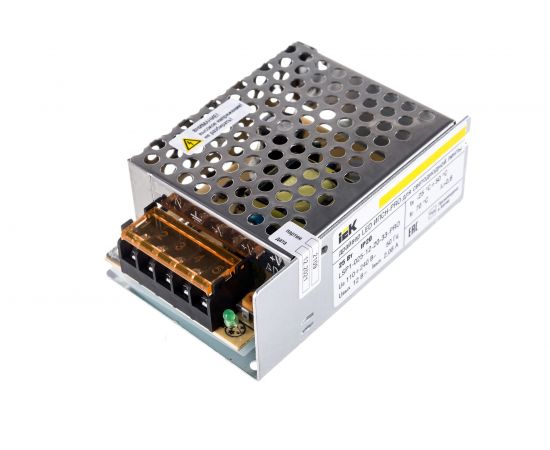 Драйвер IEK LED, ИПСН-PRO, 25Вт, 12В блок-клеммы IP20 LSP1-025-12-20-33-PRO – изображение 2