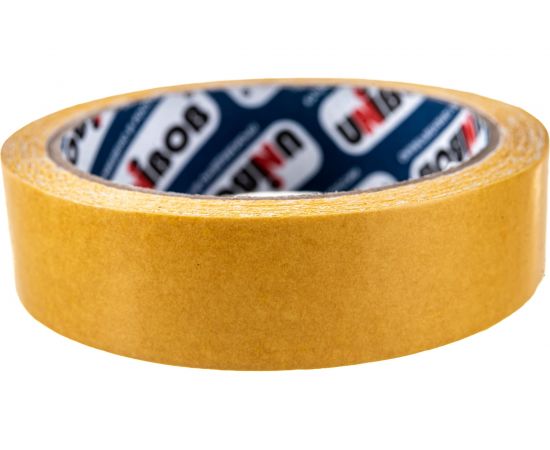 Двухсторонняя клейкая лента UNIBOB тканевая 25 мм х 10 м 214988 – изображение 3