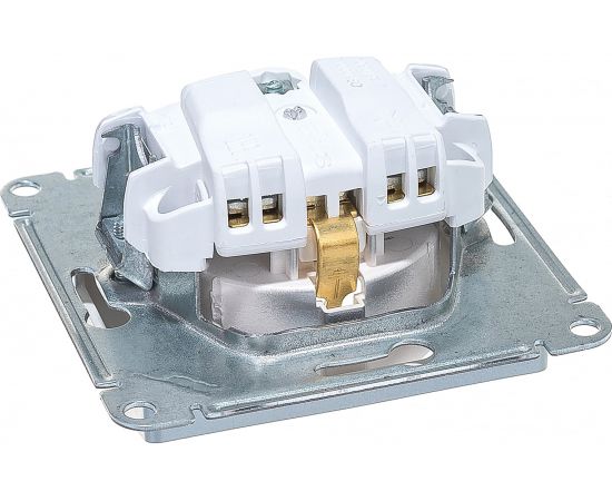 Розетка Schneider Electric Glossa Алюминий с заземлением со шторками GSL000345 – изображение 3