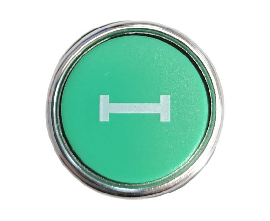 Нажимная моноблочная кнопка Emas 22мм, IP40, 1НО+1НЗ с цифрой |, MB102DY1 – изображение 3