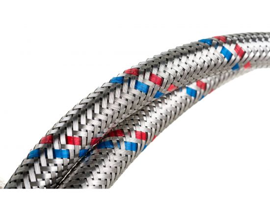 Гибкая подводка для воды Gigant с оплеткой из нержавеющей стали, 1/2""х150 см, г/ш P-150-GW – изображение 3