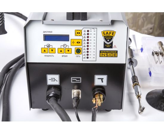 Аппарат для контактной точечной сварки KraftWell 220 В, споттер, без тележки KRW65SW/220L – изображение 3