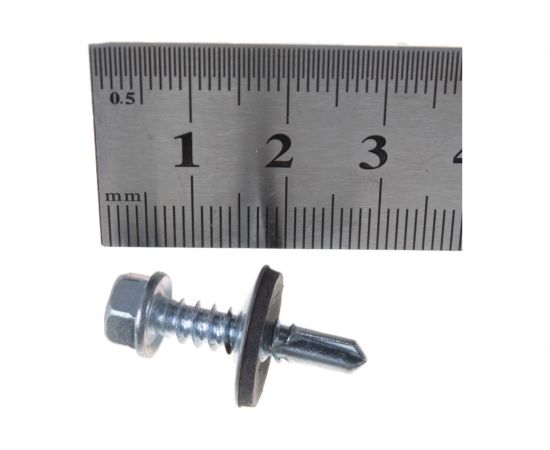 Кровельный саморез VIPкрепеж цинк 5,5/25 4шт 11022 VIP – изображение 3