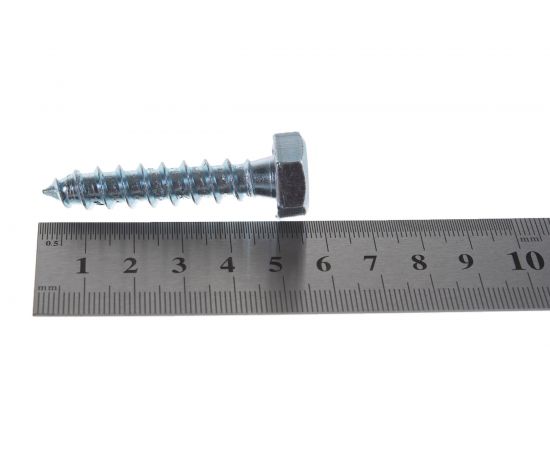Шуруп для лаг и реек с шестигранной головкой BEFAST DIN571 10х50 100 шт GLF10050100S – изображение 3
