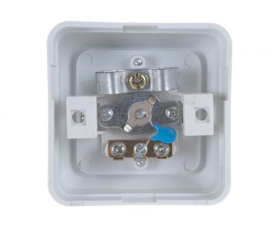 Розетка TV Intro 2Э30101 одиночная, ОУ, Quadro, б.м.п., белый Б0038872 – изображение 3