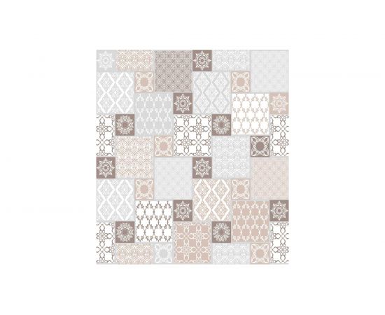 Штора (занавеска) для ванной JoyArty ""Орнамент из плитки"" из сатена, 180х200 см с крючками, sc_15422 – изображение 3