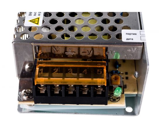 Драйвер IEK LED, ИПСН-PRO, 25Вт, 12В блок-клеммы IP20 LSP1-025-12-20-33-PRO – изображение 4