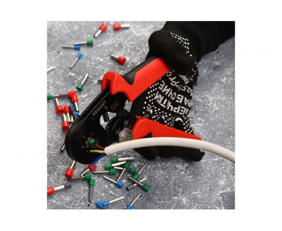 Кримпер для обжима штыревых наконечников REXANT HT 10-6 0.08-10.0 кв.мм с регулятором усилия 12-3210-1 – изображение 4