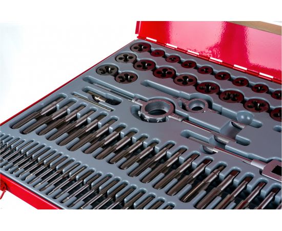 Набор метчиков и плашек Matrix М2-М18 110 шт 773110 – изображение 4