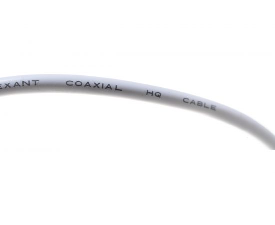 Шнур REXANT ТВ штекер - ТВ штекер, длина 1,5 метра, белый 18-0102 – изображение 4