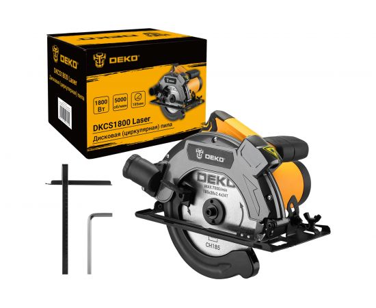 Дисковая пила DEKO DKCS1800 Laser 063-4192 – изображение 5