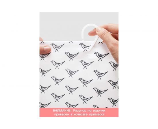 Штора (занавеска) для ванной JoyArty ""Орнамент из плитки"" из сатена, 180х200 см с крючками, sc_15422 – изображение 5