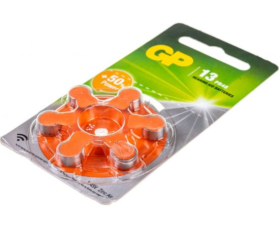 Воздуно-цинковые батарейки GP ZA13F 6 шт ZA13FRA-9D6 – изображение 6