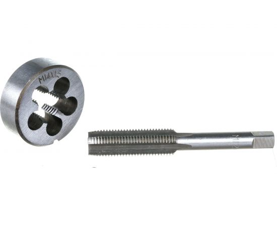 Набор метчиков и плашек Matrix М2-М18 110 шт 773110 – изображение 6