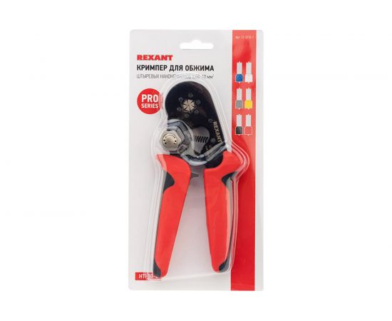 Кримпер для обжима штыревых наконечников REXANT HT 10-6 0.08-10.0 кв.мм с регулятором усилия 12-3210-1 – изображение 9