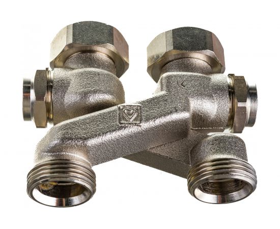 Перекрестие Х RIFAR с запорным вентилем Герц G3/4, 50 мм 00000000793 
