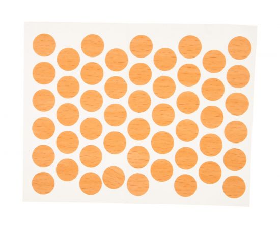 Заглушка самоклейка Tech-Krep 14 мм бук 50 шт 148948 