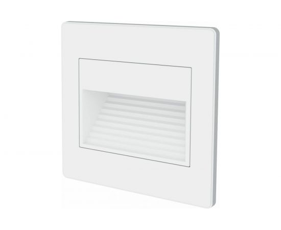 Светодиодный встраиваемый светильник для подсветки лестниц FERON, 1W, 80LM, 3000K, белый, JD13 41193 