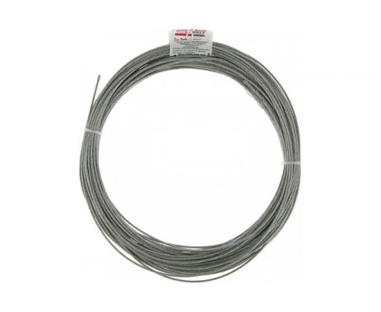 Стальной трос для растяжки DIN 3055, 2 мм, 30 м Tech-Krep 127844 
