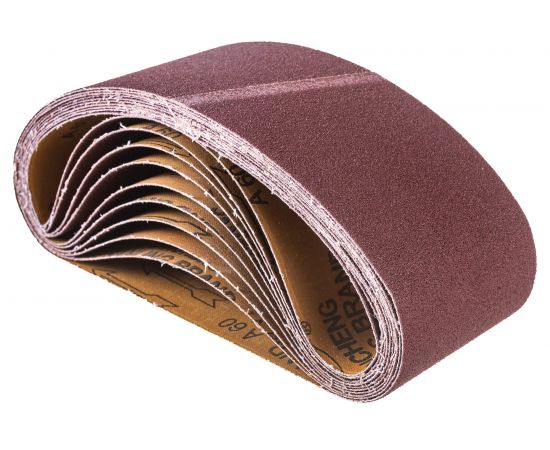 Лента шлифовальная (10 шт; 100х610 мм; P60) ПРАКТИКА 037-916 