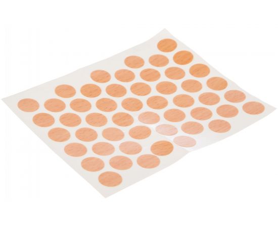 Заглушка самоклейка Tech-Krep 14 мм бук 50 шт 148948 – изображение 2