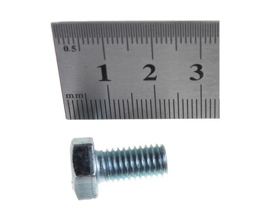 Болт с шестигранной головкой Метизный двор 8x16 DIN 933. 4 шт. 4607173905994 – изображение 2
