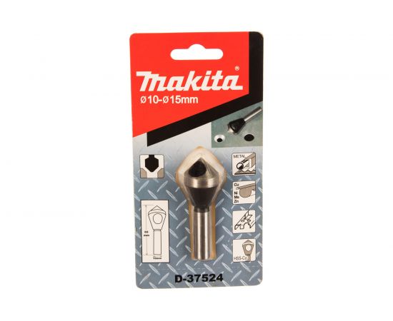Зенкер (10-15х65 мм; хвостовик 10 мм) Makita D-37524 – изображение 2