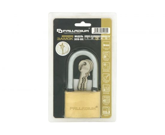 Навесной замок Palladium 301B-60L 9253 – изображение 2