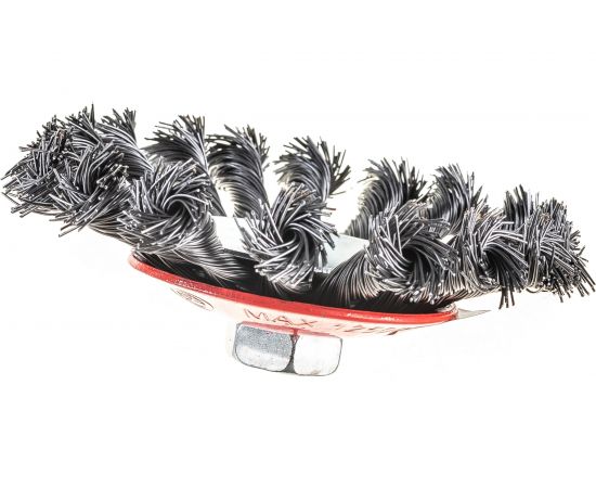 Щетка дисковая витая (115 мм; М14) для УШМ SKRAB 35431 – изображение 3