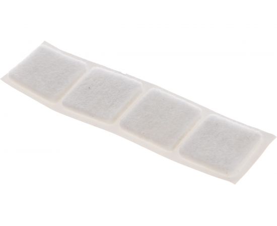 Подкладка ЕВРОПАРТНЕР фетр, бел. 20х20 мм 12шт. 6 9188 2 – изображение 3