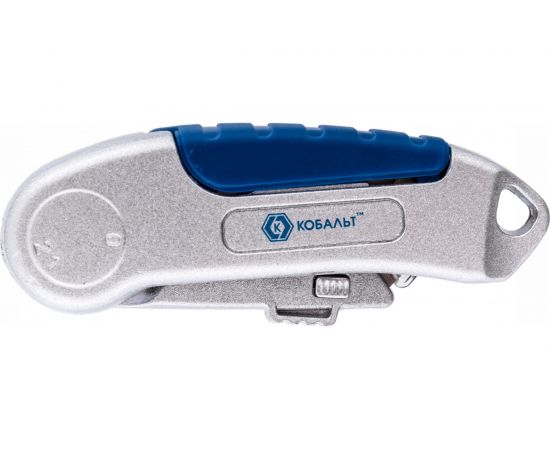 Технический складной нож, трапециевидные лезвия 19мм 3 шт, металлический корпус КОБАЛЬТ 245-039 – изображение 3