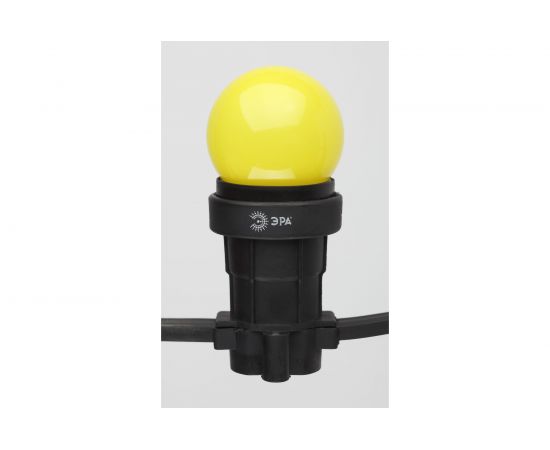 Светодиодная лампа для белтлайт ЭРА ERAYL45-E27 LED Р45-1W-E27 шар, желтый, 4SMD, 1W, E27, 10/100/6000 Б0049576 – изображение 3