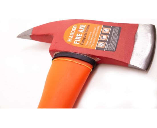 Топор пожарного HARDEN 1.5 кг. с двухкомпонентной фибергласовой рукояткой 590483 – изображение 3