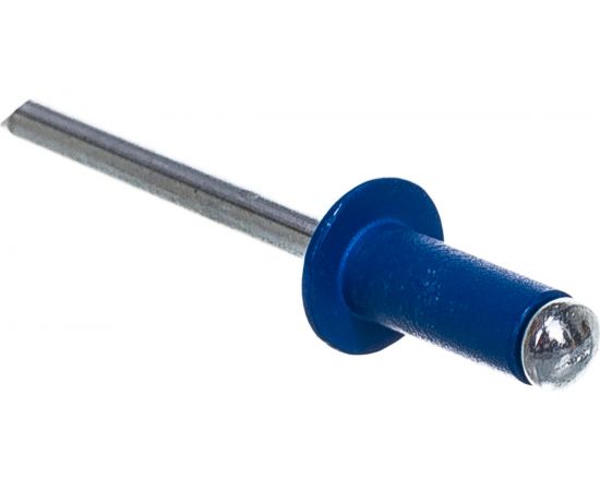 Заклепки вытяжные алюминиевые (50 шт; 4.8х12 мм; синие RAL 5005) КОБАЛЬТ 910-973 – изображение 4