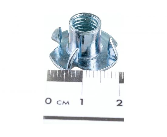 Врезная гайка Стройметиз M8 DIN 1624 цинк уп. 6 шт. 3130051 – изображение 4