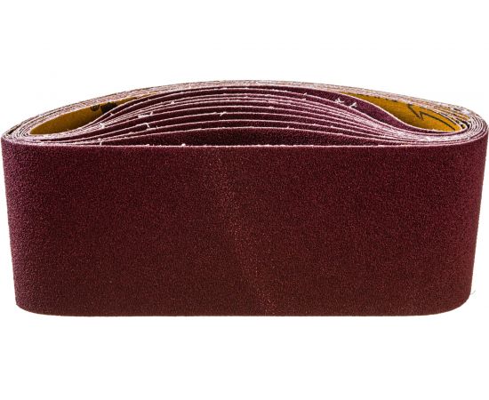 Лента шлифовальная (10 шт; 100х610 мм; P60) ПРАКТИКА 037-916 – изображение 5