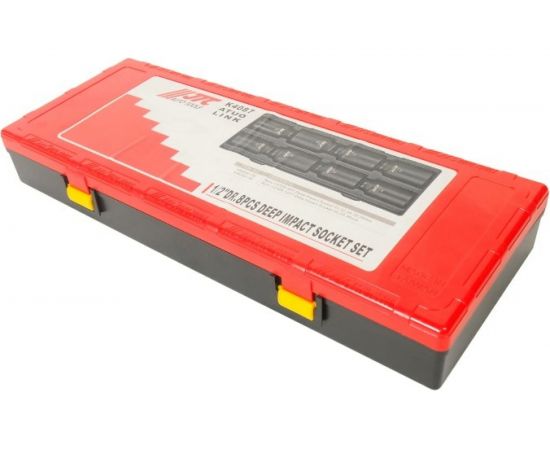 Набор глубоких ударных торцевых головок (1/2, 6-гранные 30-36 мм, 12-гранные 30-36 мм, в кейсе, 8 штук) JTC K4087 – изображение 6