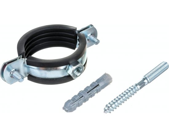 Хомут Uni-Fitt 1 1/2” 47-52 мм с резиновым уплотнителем, шпилькой и дюбелем 850U6800 