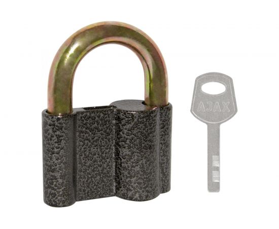 Навесной замок AJAX PD-40-80, фин. 3 кл., коробка 42573 