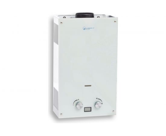 Газовый проточный водонагреватель WERT 10EG WHITE GLASS 