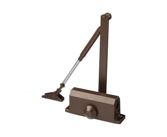 Дверной доводчик ЗУБР ПРОФЕССИОНАЛ для дверей массой до 40 кг, цвет коричневый 37912-50 