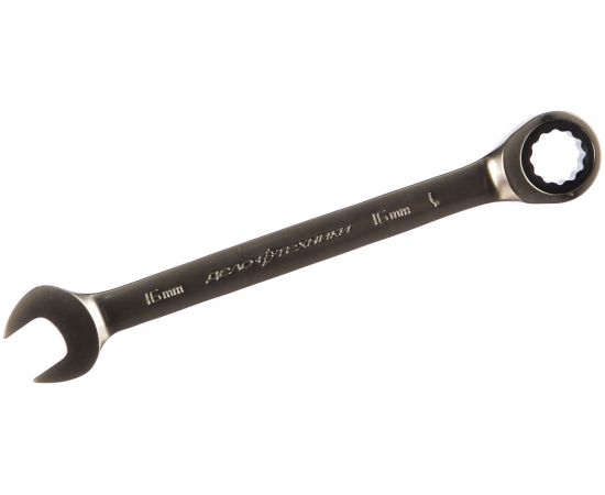 Комбинированный трещоточный ключ 16 мм ДТ 100/5 Дело Техники 515016 