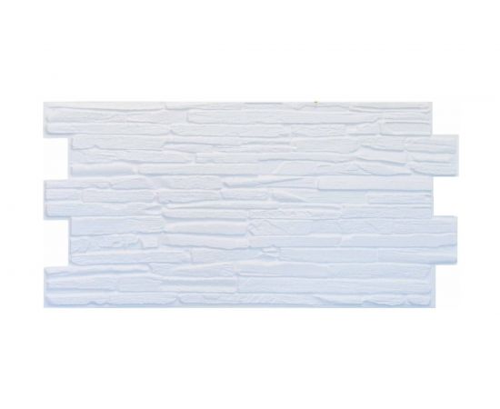 Панель ПВХ Сланец Кварцит белый (10 шт, 980х500 мм) GRACE УТ000034236 
