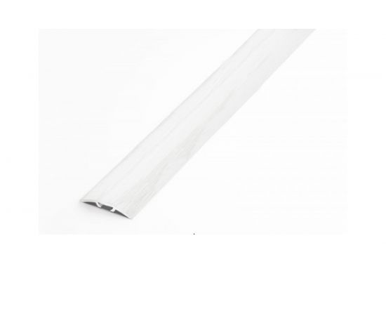 Порог прямой алюминиевый (30 мм; 0.9 м; ламинированный; дуб кантри белый) Лука УТ000066279 