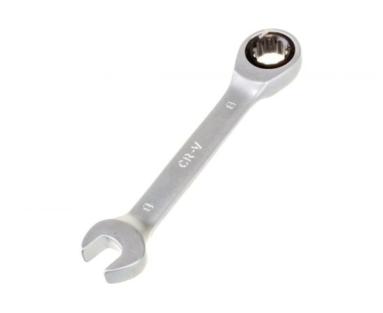 Гаечный ключ Thorvik CSRW08 комбинированный трещоточный короткий, 8 мм 53517 