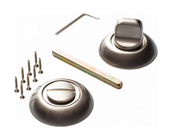 Завертка к ручкам РЕНЦ никель матовый / никель блестящий INBK 08 SN/NP 