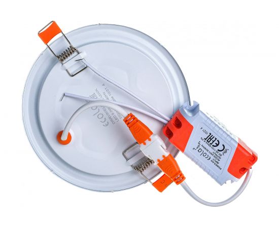 Встраиваемый светильник Ecola LED downlight Круглый даунлайт с драйвером 6W 220V 4200K 120x20 DRRV60ELC 